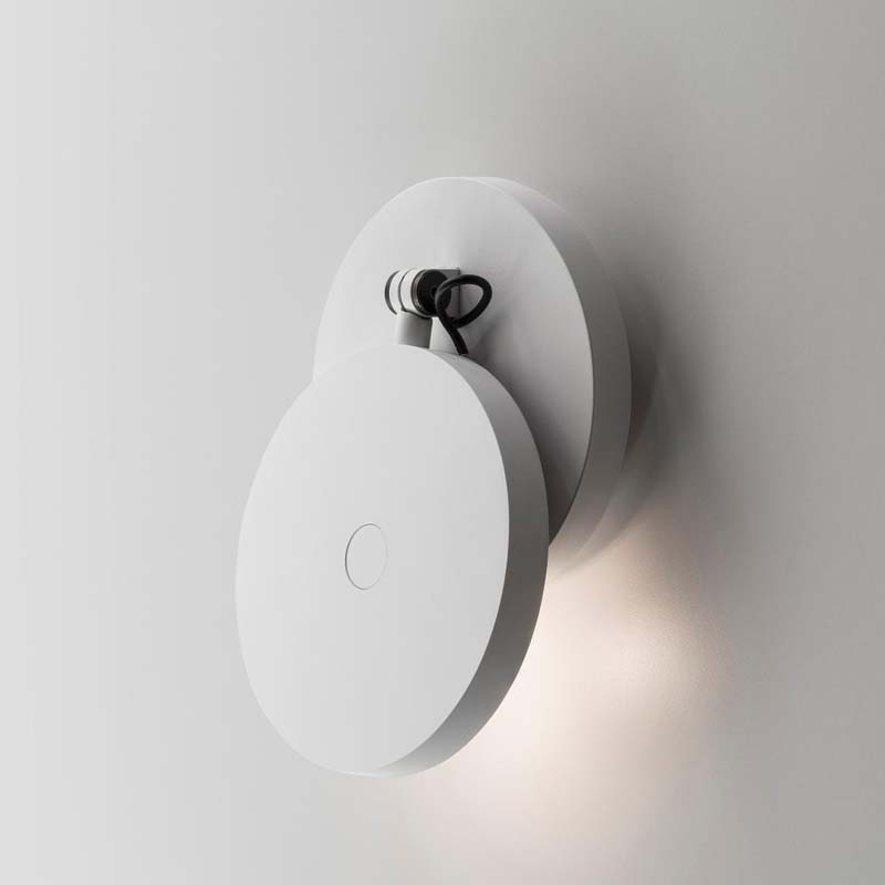 Demetra Adjustable Reading Wall Spot Light, White, LED, On/Off, IP20