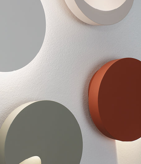 Dots Wall, Scoop, Off-White, 5.75W, LED, On/Off