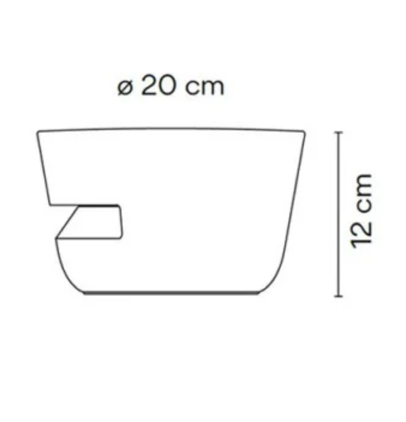 Dots Bollard, Large, Half Halo, Green, LED, IP65