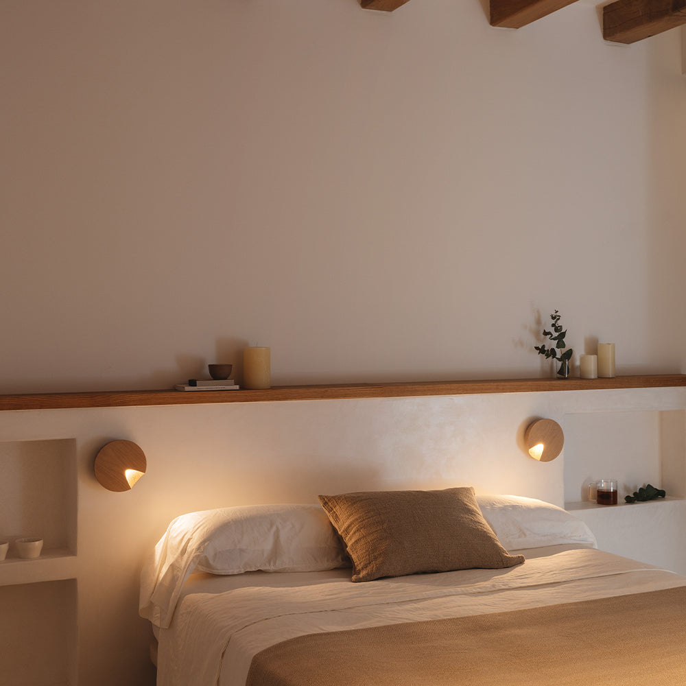 Dots Wall, Reading, Adjustable, Light Brown, 5.75W, LED, Thumbswitch or Dim