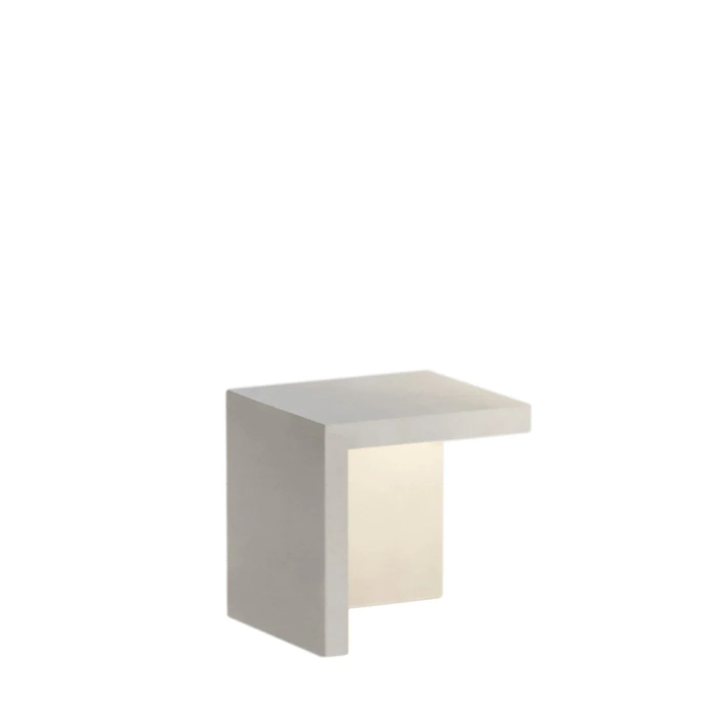 Empty Bollard, Square, Small, Concrete, LED, 8.6W, On/Off, IP66