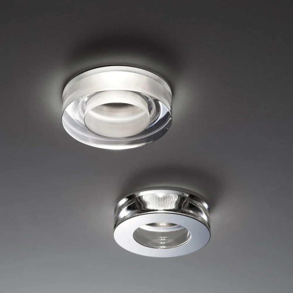 Faretti Lei Semi-Flush Downlight, Clear Glass, GU10, IP20