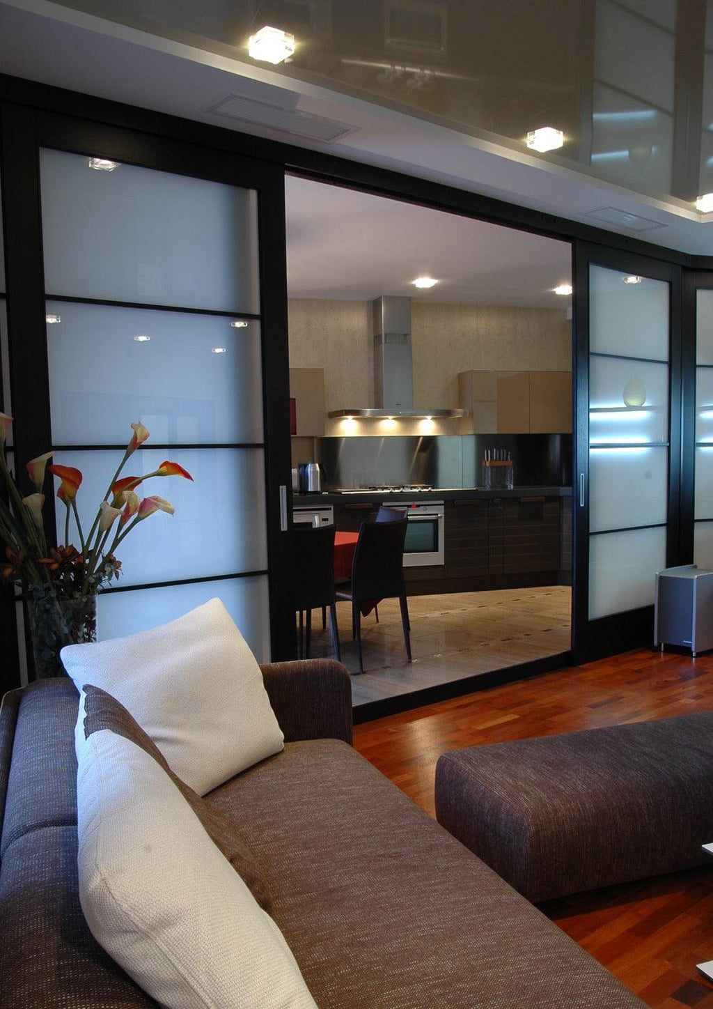 Faretti Blow Semi-Flush Downlight, Clear Glass, GU10, IP44