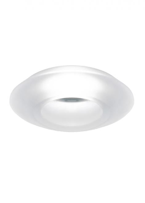 Faretti Rombo Semi-Flush Downlight, Frosted Glass, GU10, IP20