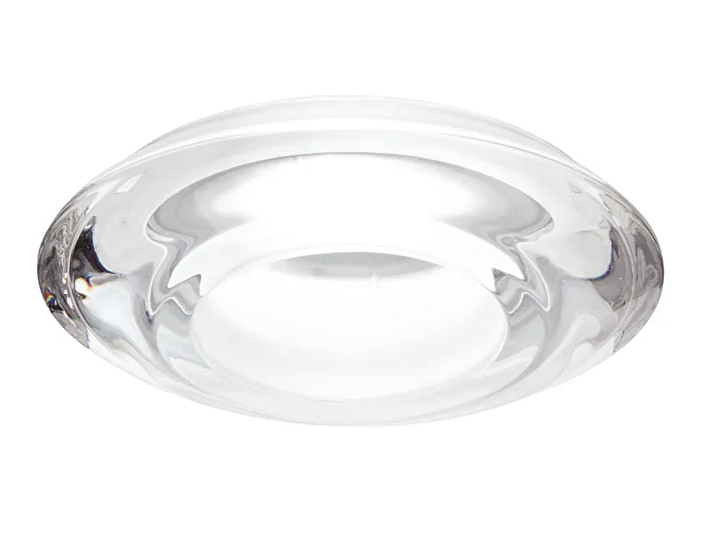 Faretti Rombo Semi-Flush Downlight, Clear Glass, GU10, IP20