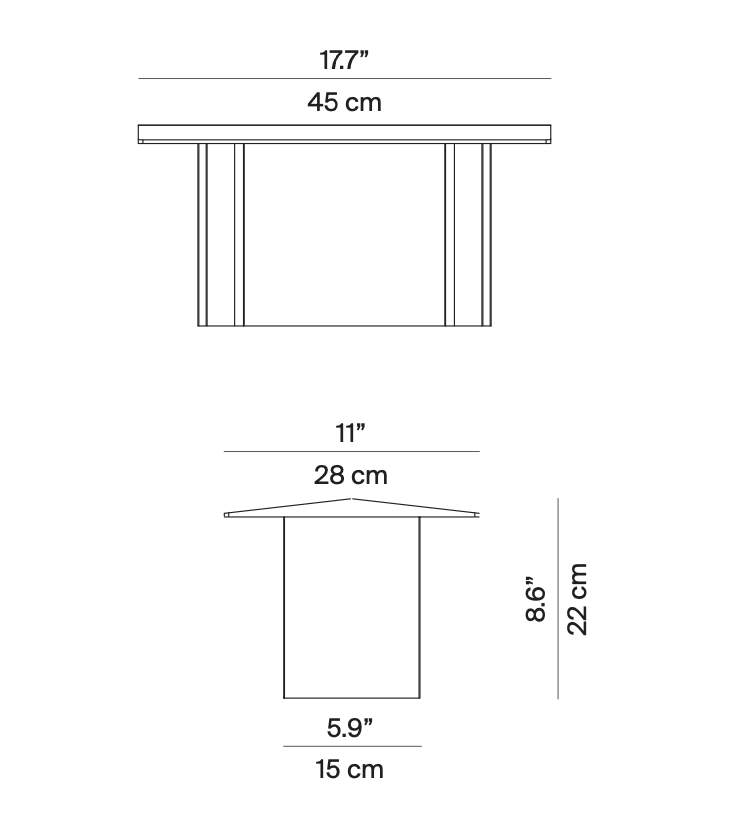 Fienile Table Lamp, Prosecco, LED, 19W, Touch Dim, IP20