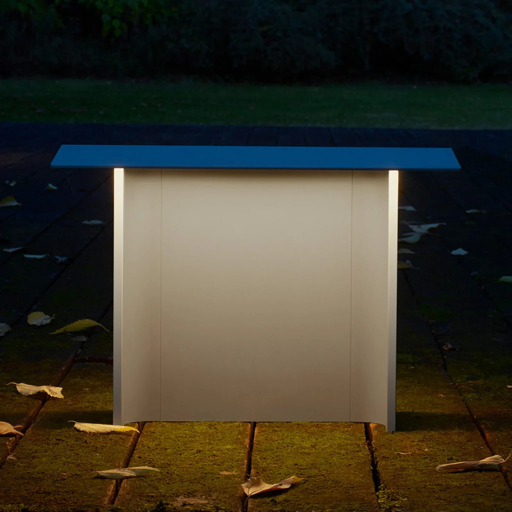 Fienile Bollard, Tall, Light Grey, LED, 19W, DALI Dim or On/Off, IP65