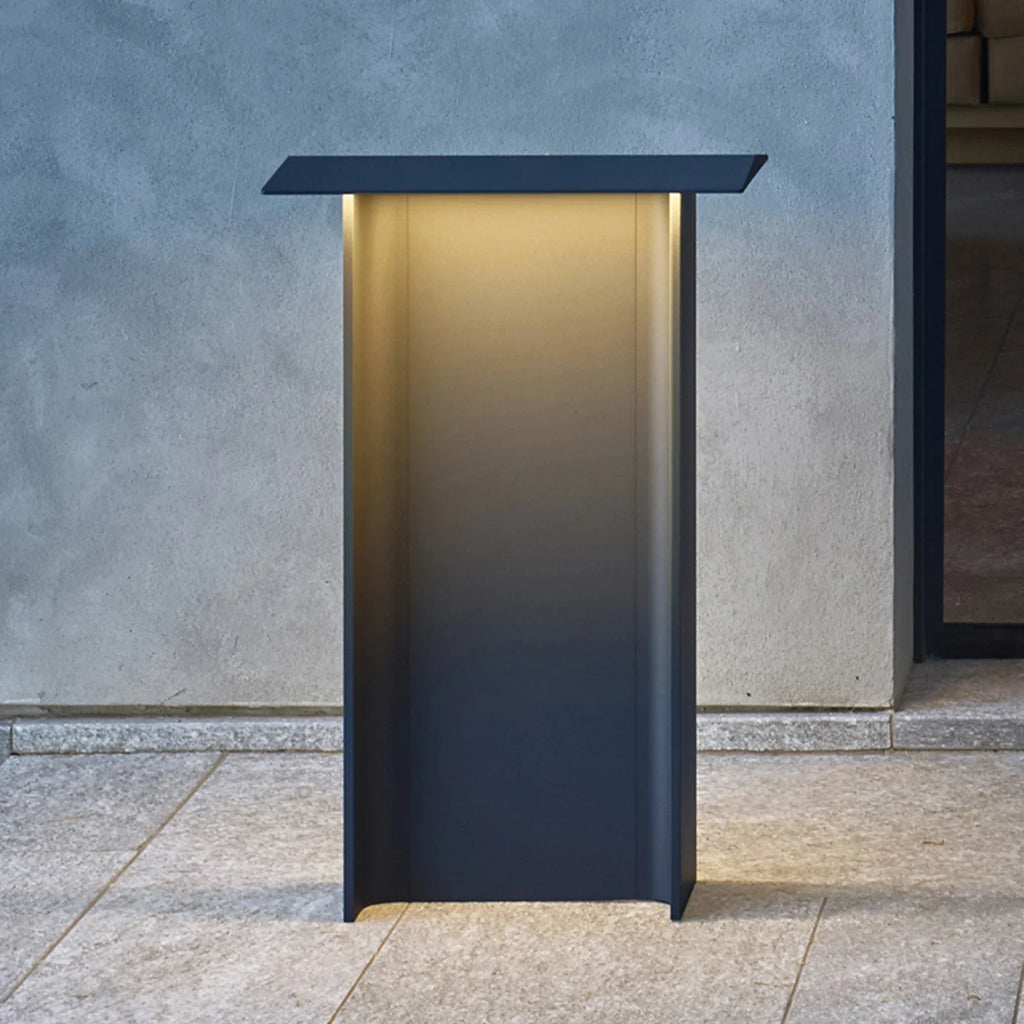 Fienile Bollard, Short, Dark Grey, LED, 19W, DALI Dim or On/Off, IP65
