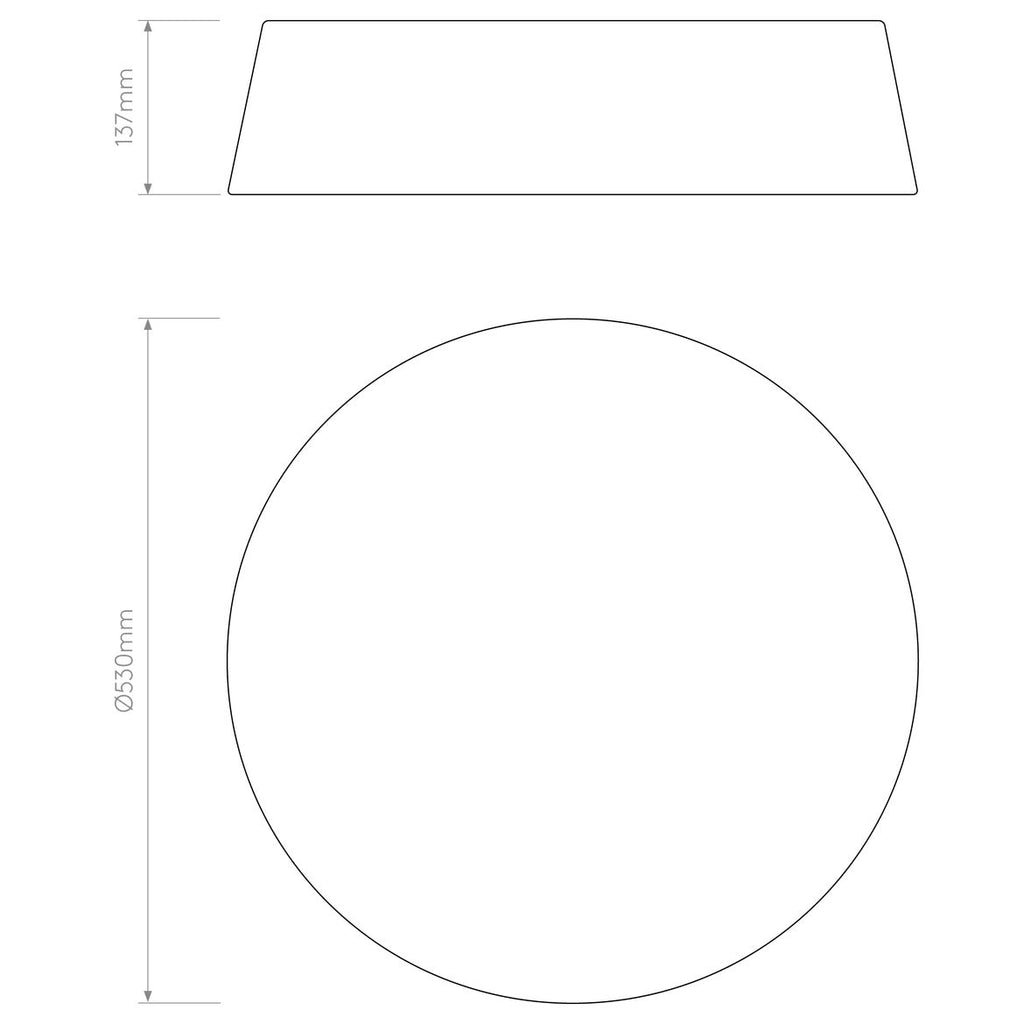 Fife Ceiling, White Fabric, E27, IP20