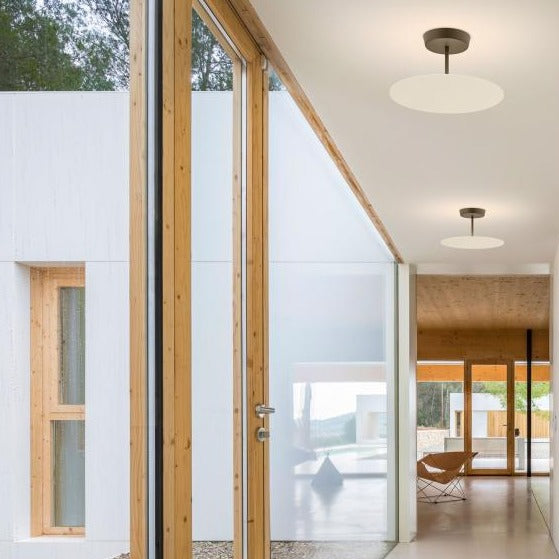 Flat Ceiling, 1 Beam, 40 cm ø, Whites, Dimmable, IP20