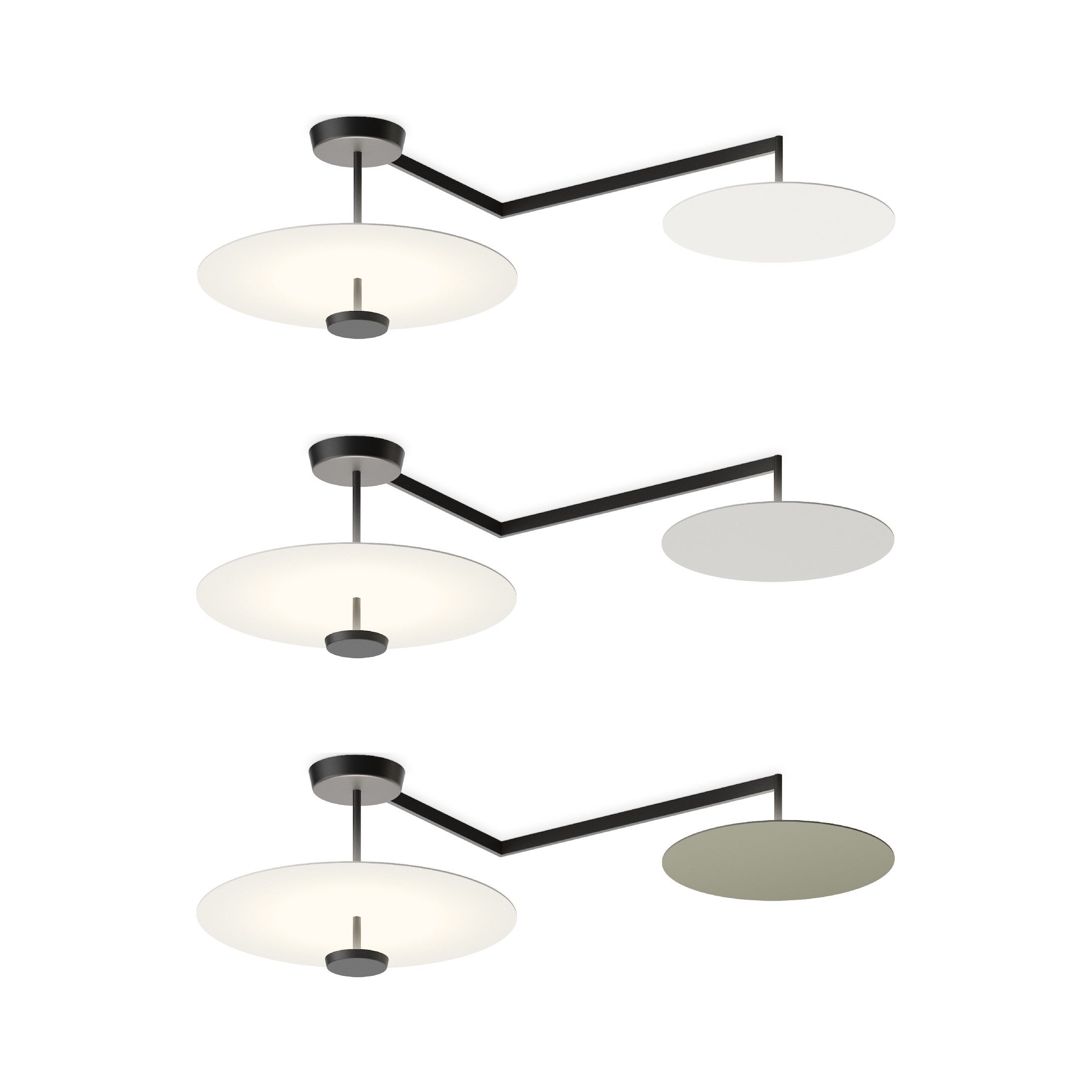 Flat Ceiling, Double Discs, Dimmable, IP20