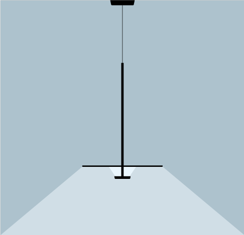 Flat Pendant, Small, Dimmable, IP20