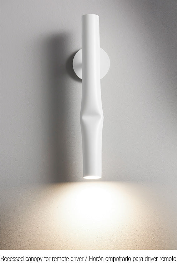 Flow Wall Light, Satin Gold, LED, On/Off