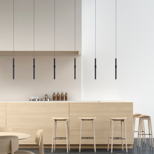 Flow Pendant, Black, 51 cm H, LED, Surface Mount, On/Off