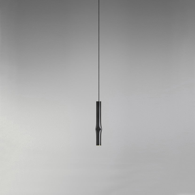 Flow Pendant, Black, 32 cm H, LED, Recessed Mount, Triac Dim