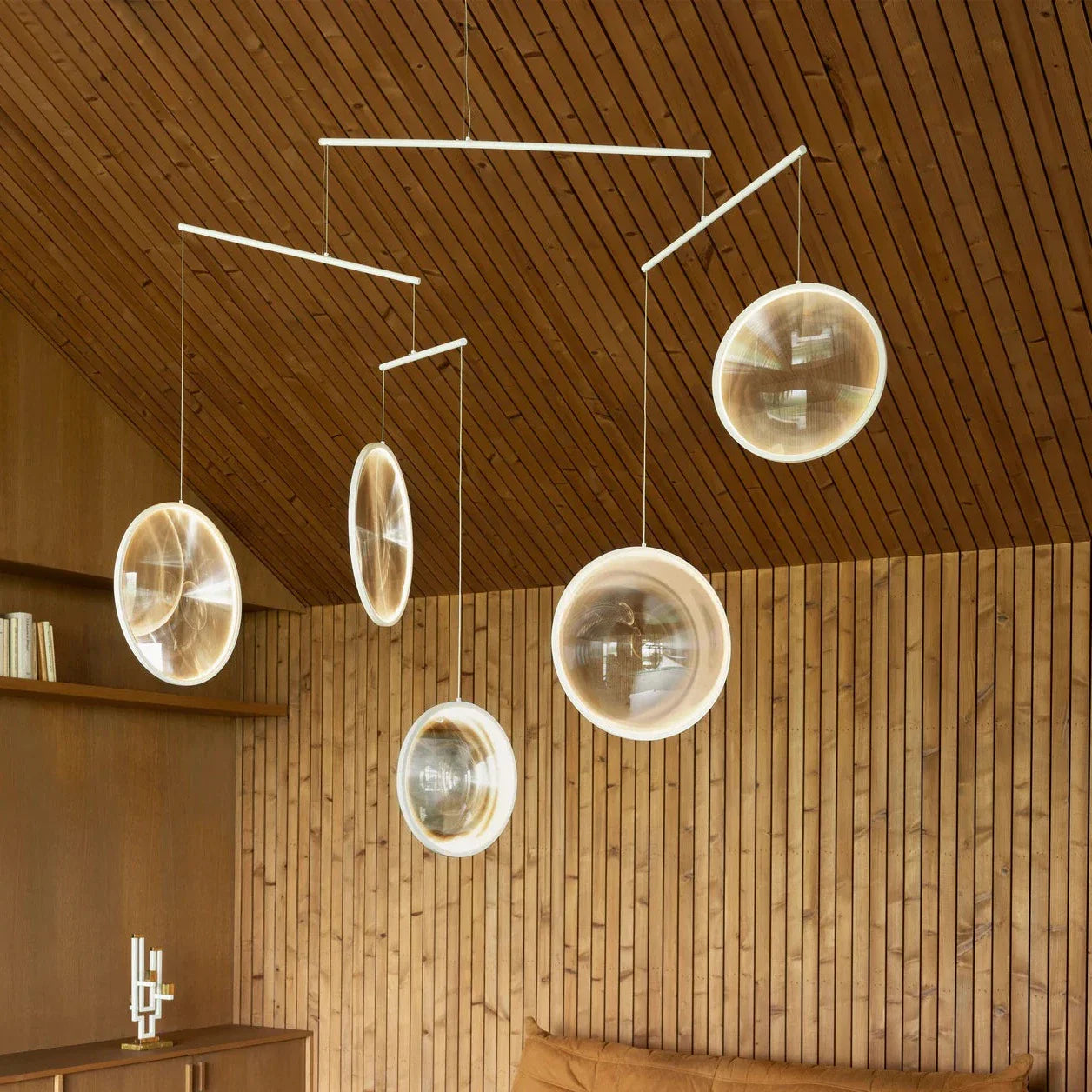 Focus Pendant, 5 Light, White, LED, Triac Dim, IP20