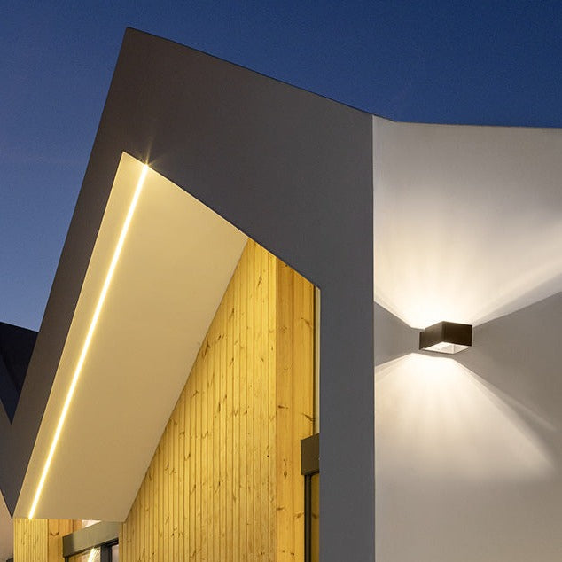 Frame Wall Light, Black, LED, NO DIM, IP65