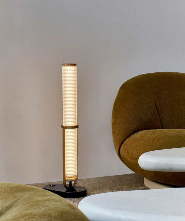 Frechin Adjustable Table Lamp, Glass and Marble, LED, Touch Dim, IP20