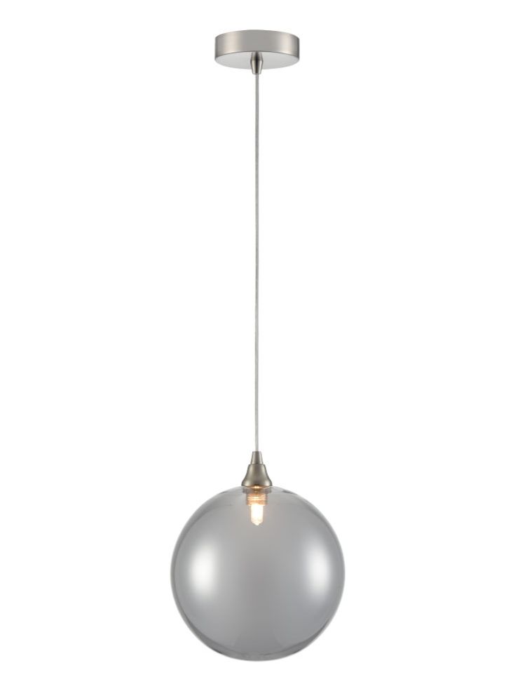 Galaxy Pendant, Single, Smoke Glass, IP20