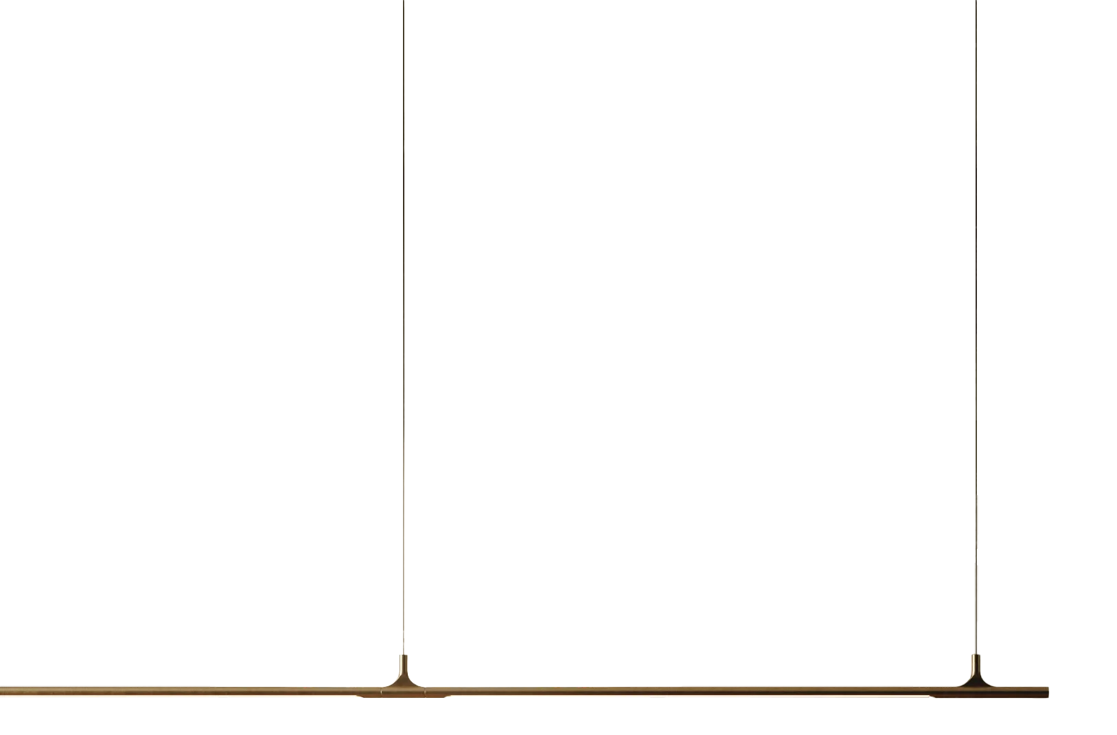 Gallery Linear Pendant, Patina Brass, LED, Surface Mount, IP20