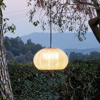 Garota Pendant, Small, Ivory White, LED, 8.4W, On/Off, Plugs In, IP66