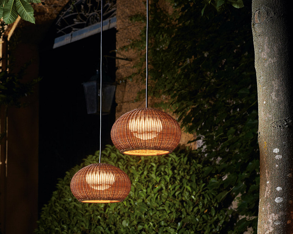 Garota Pendant, Small, Brown, LED, 8.4W, Triac Dim, IP66