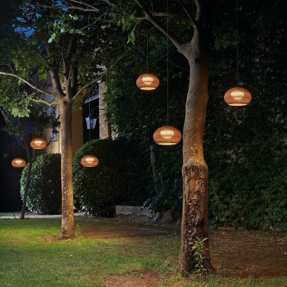 Garota Pendant, Small, Ivory White, LED, 8.4W, On/Off, Plugs In, IP66