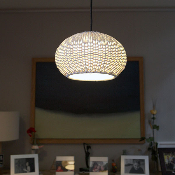 Garota Pendant, Small, Brown, LED, 8.4W, On/Off, Plugs In, IP66