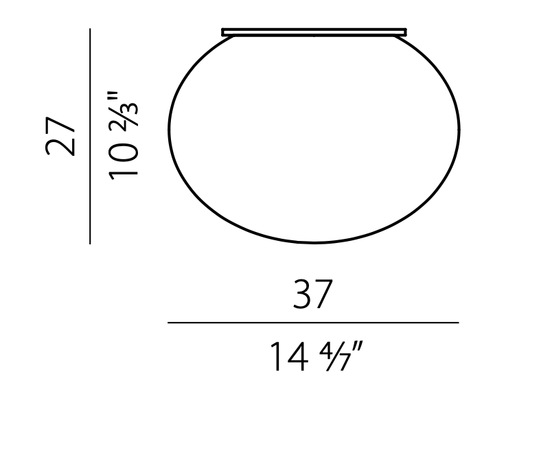 Gilbert Ceiling Light, E27, IP20
