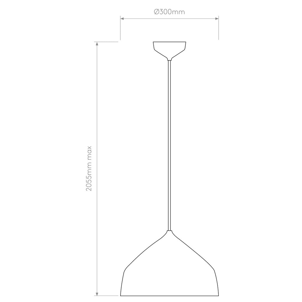 Ginestra Pendant, E27, IP20