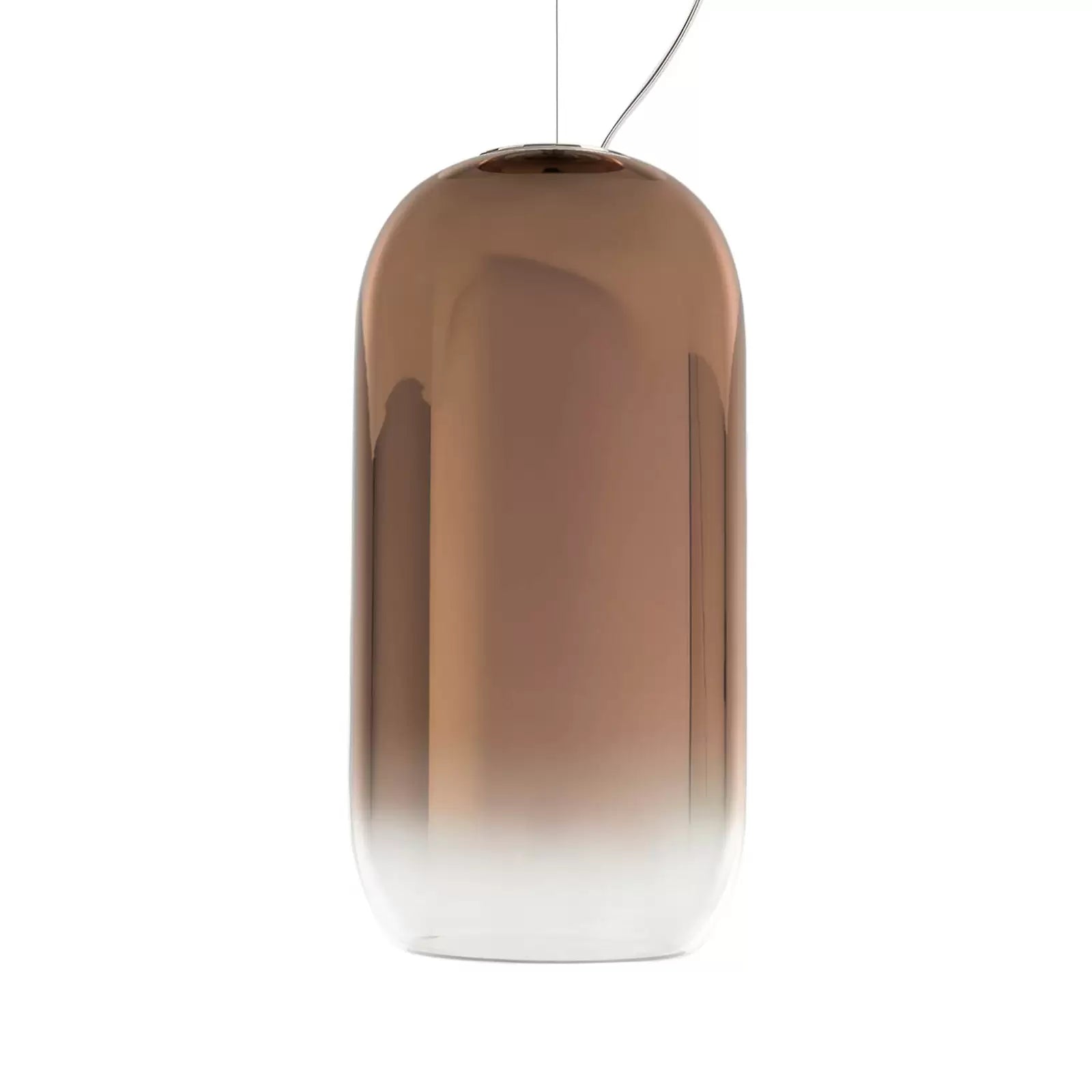 Gople Pendant, Bronze Ombre Clear Glass, IP20