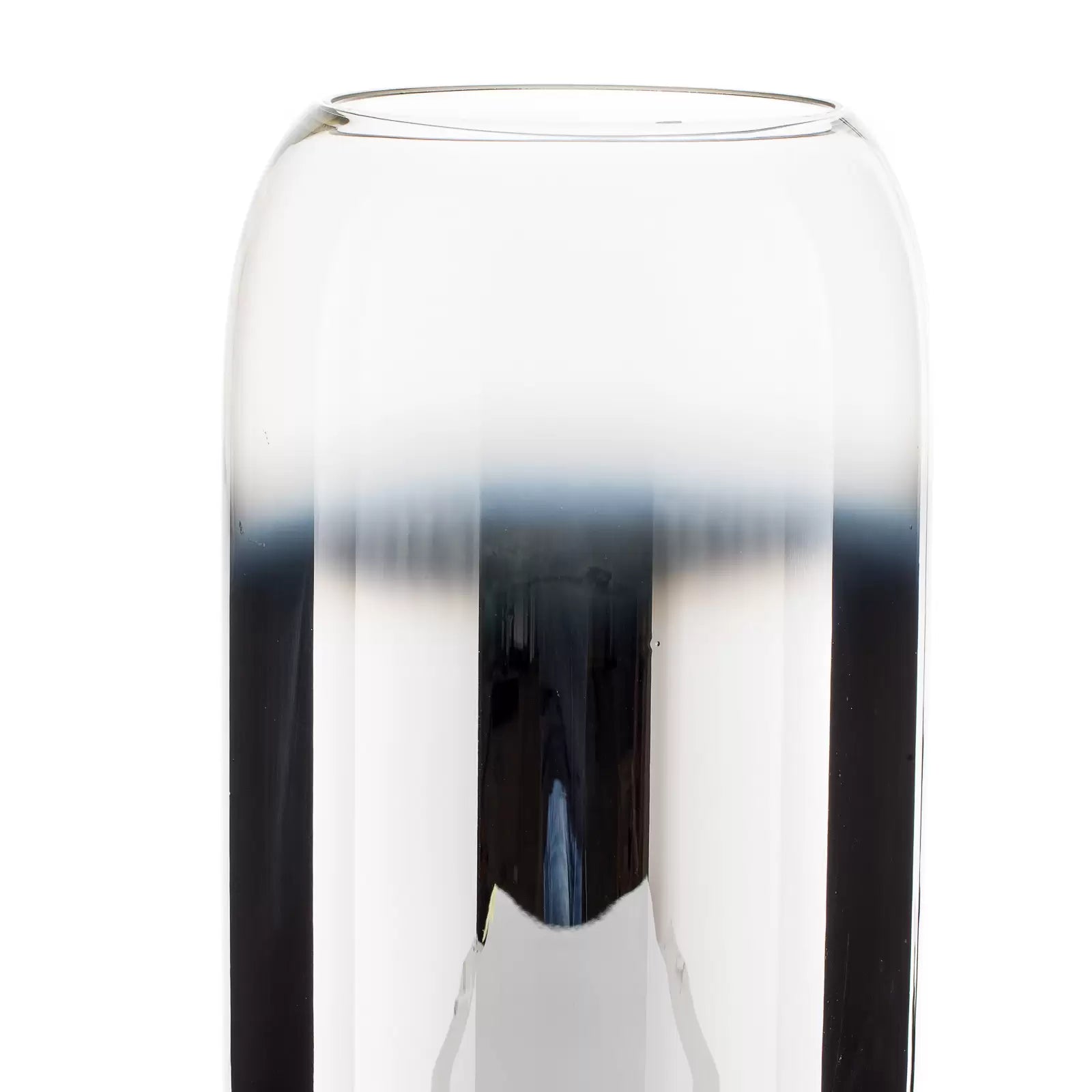 Gople Table Lamp, Silver Mirrored Ombre Clear Glass, IP20