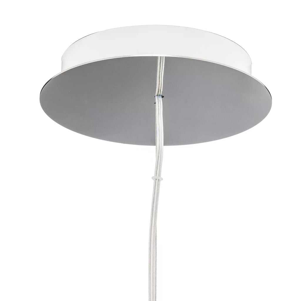 Gople Pendant, Mirrored Silver Ombre Clear Glass, IP20