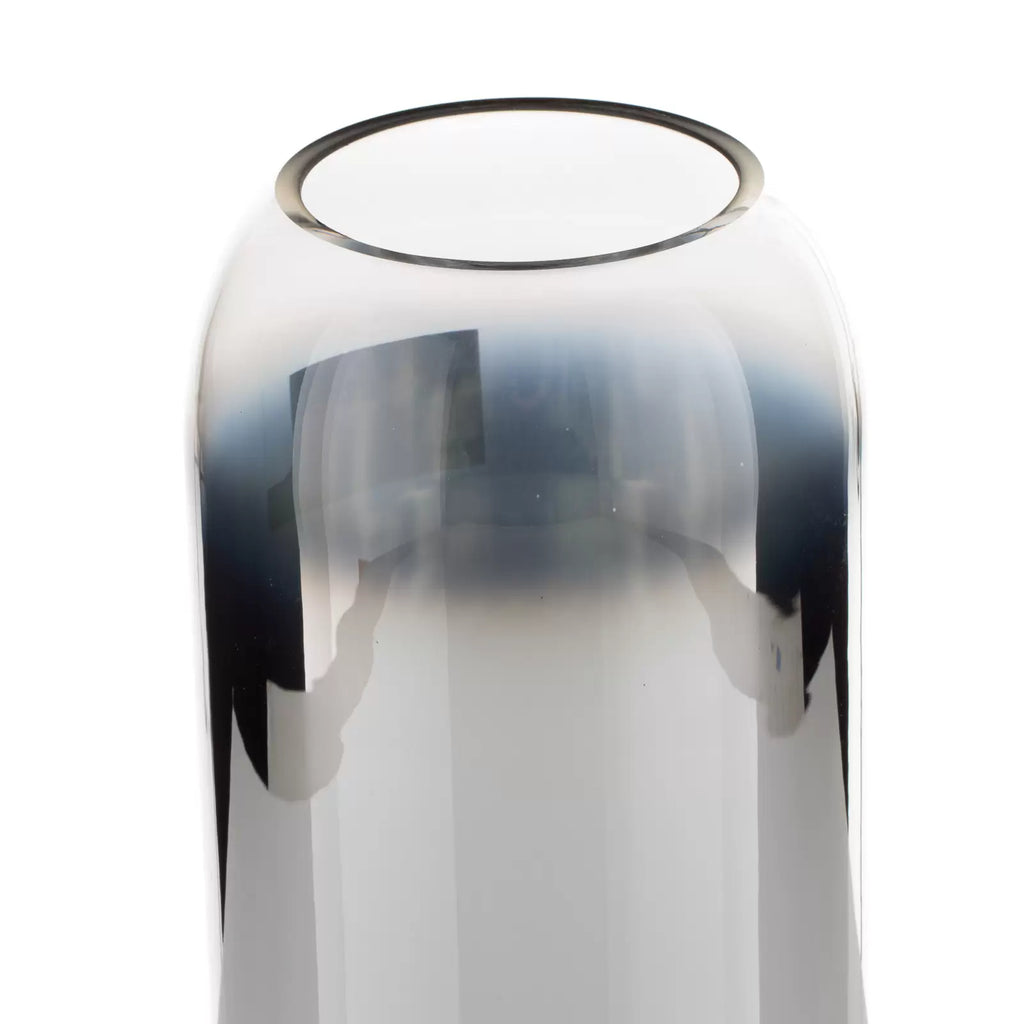 Gople Table Lamp, Silver Mirrored Ombre Clear Glass, IP20