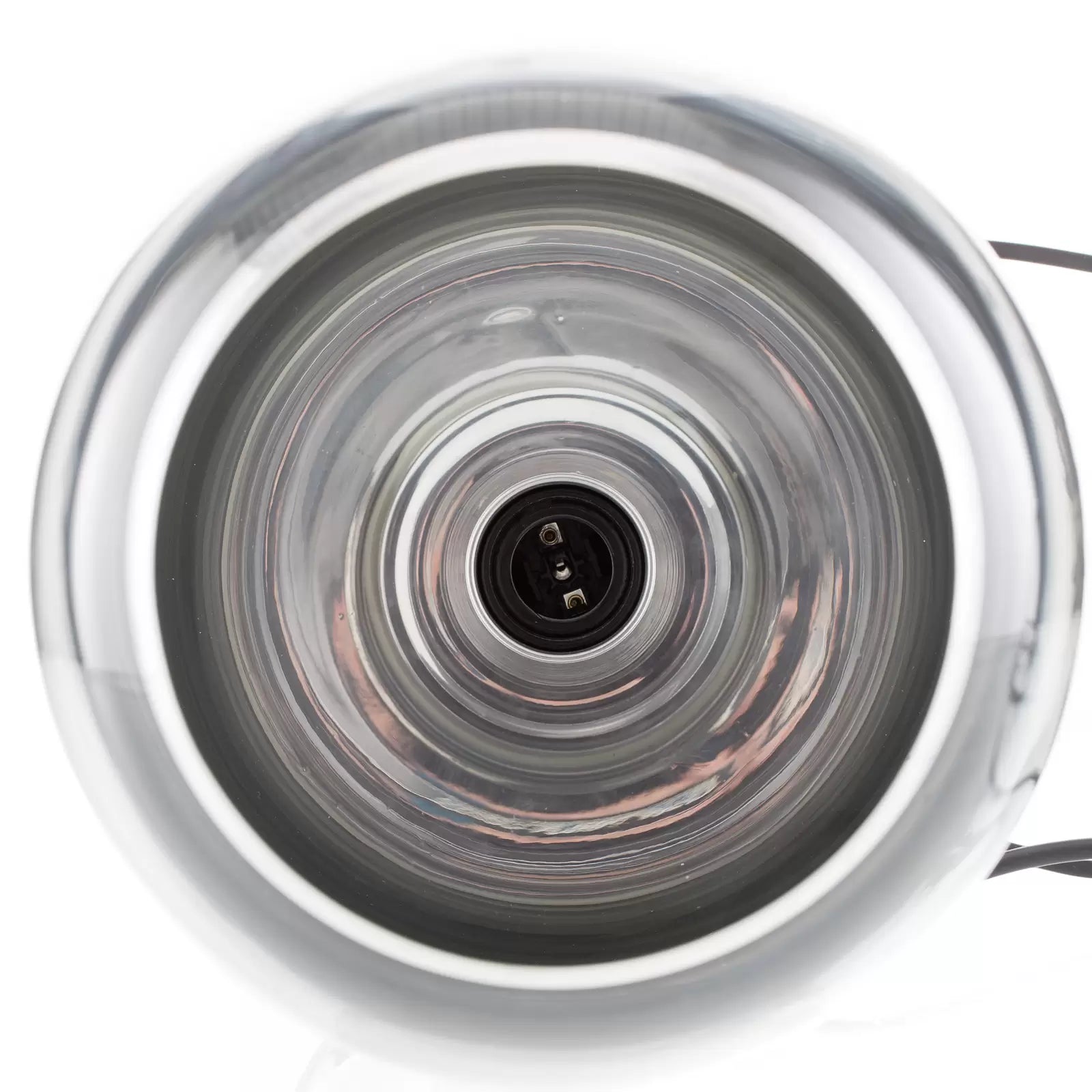 Gople Table Lamp, Silver Mirrored Ombre Clear Glass, IP20