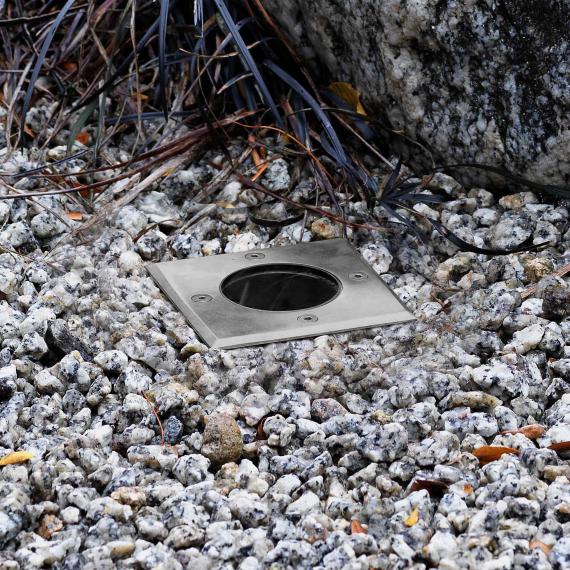 Gramos, Inground Uplight, Steel, Square, GU10, IP65