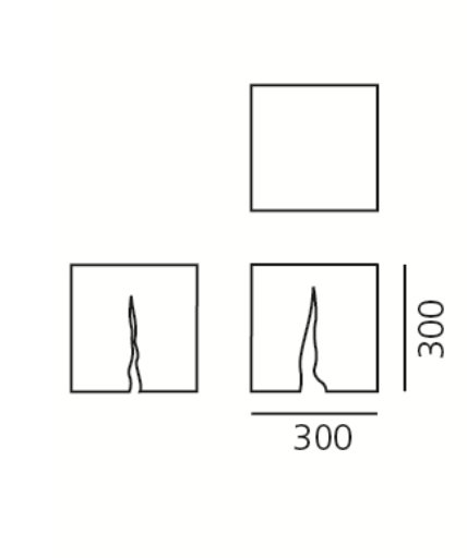 Granito Bollard, Small, Rust, G12, IP65