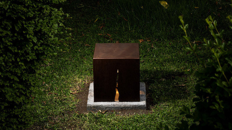 Granito Bollard, Large, Rust, G12, IP65