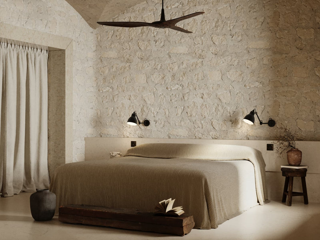 Gras N204 Adjustable Wall Straight Arm Red Shade, E27, IP20