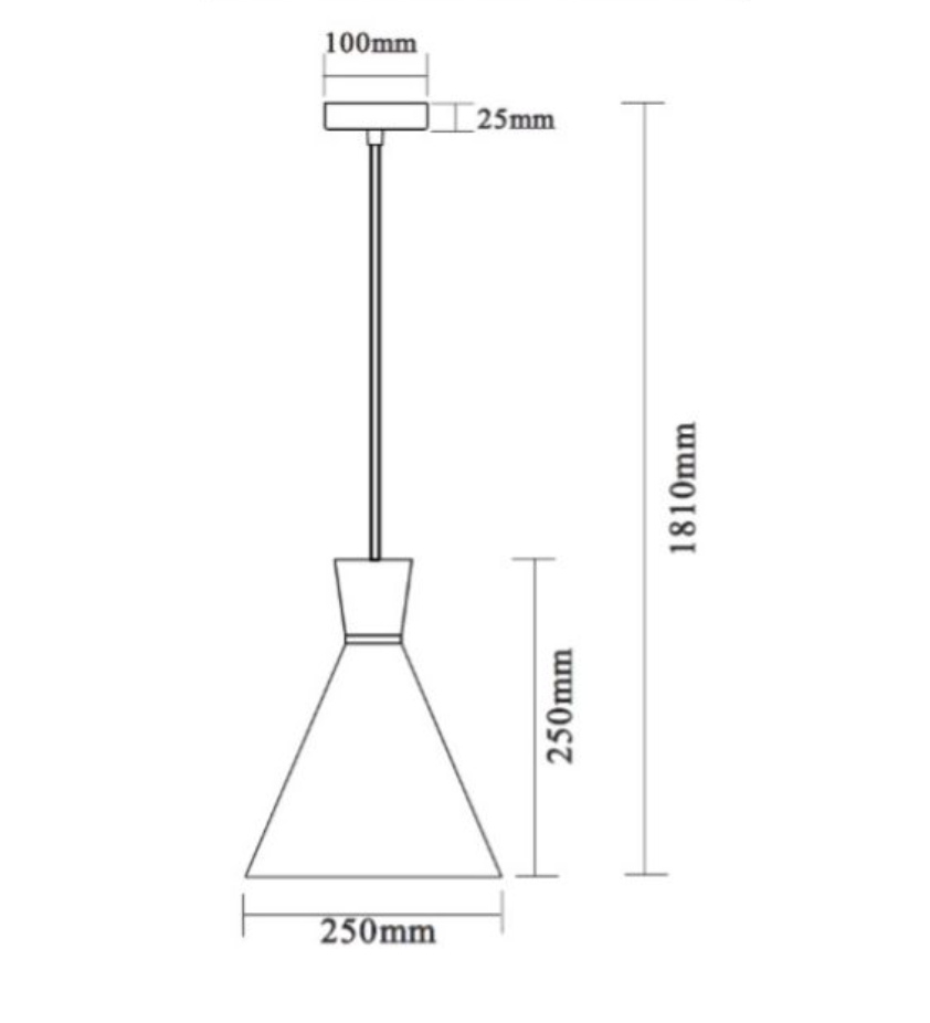Happy Pendant, Medium, E27, IP20