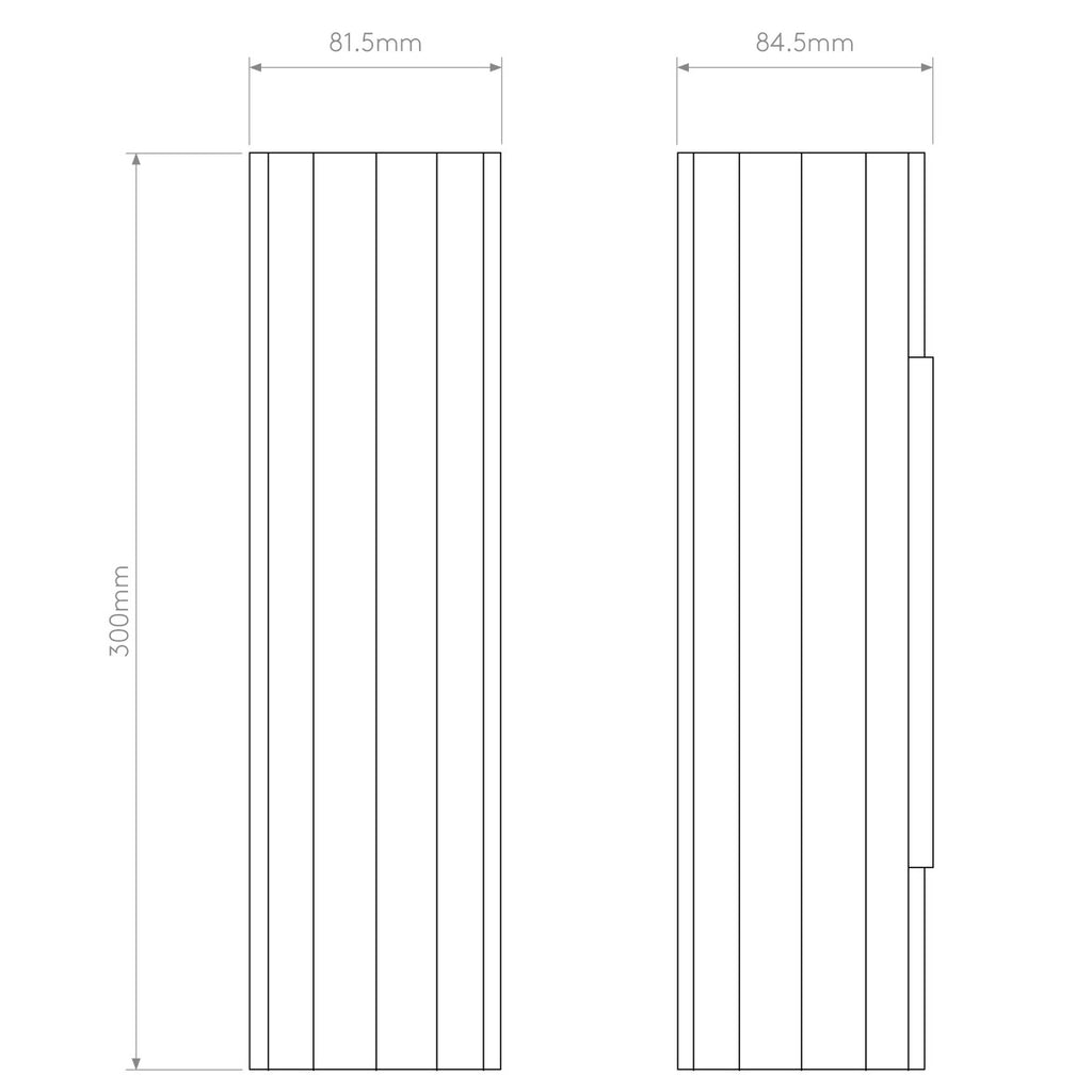 Hashira 300 Wall Light, GU10, IP20