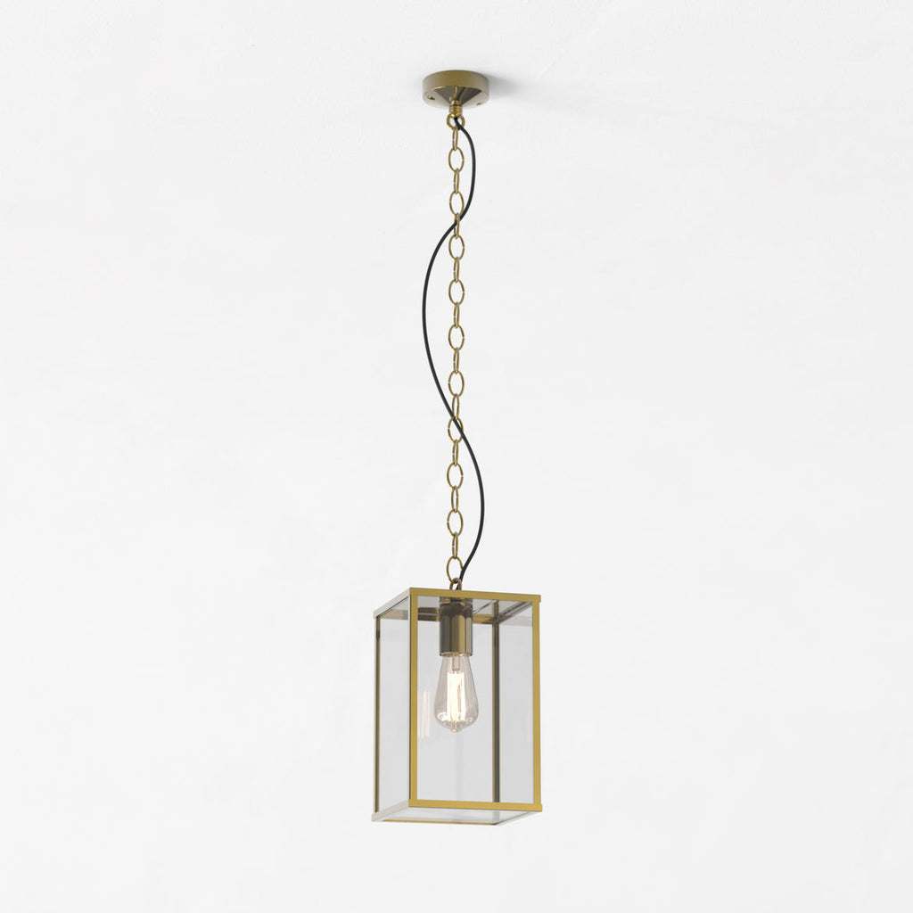 Homefield Pendant, Brass, E27, IP44