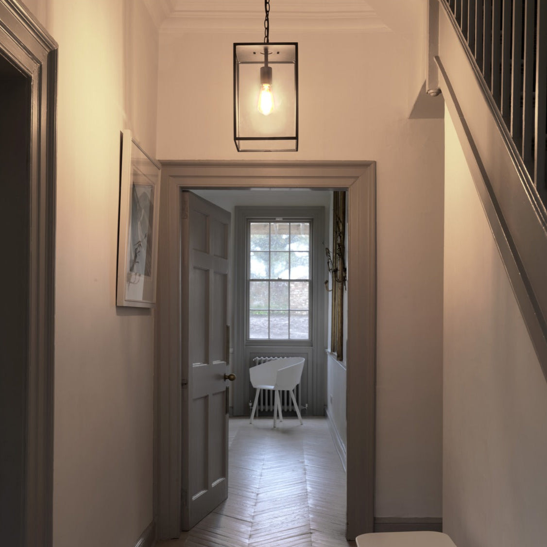 Homefield Pendant, Black, E27, IP23