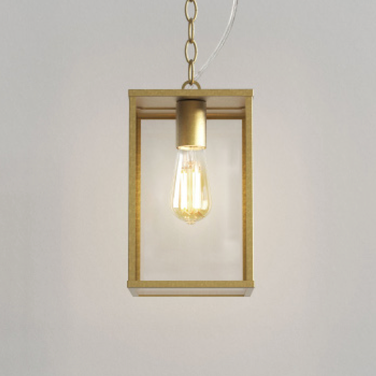 Homefield Pendant, Brass, E27, IP44
