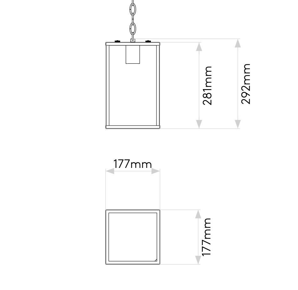 Homefield Pendant, Brass, E27, IP44