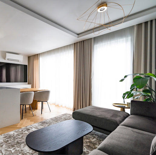 Hoops Ceiling 3, Gold, LED, Phase Dim, IP20