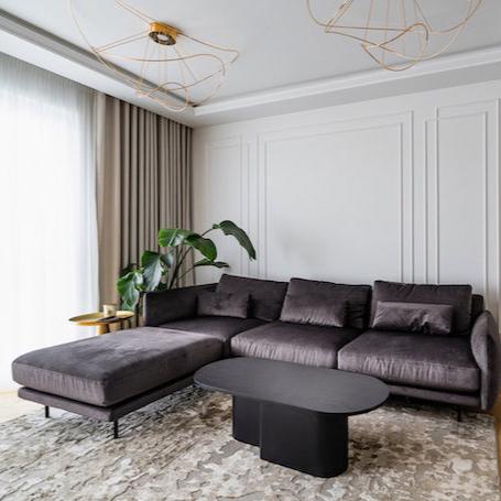 Hoops Ceiling 3, Gold, LED, Phase Dim, IP20