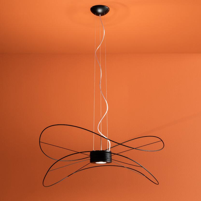 Hoops Pendant 2, Black, LED, Phase Dim, IP20