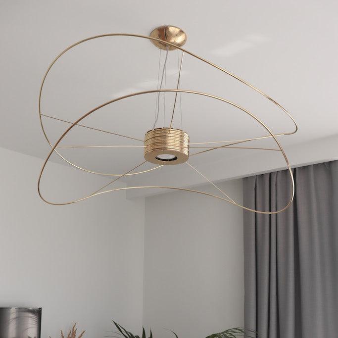 Hoops Pendant 2, Gold, LED, Phase Dim, IP20