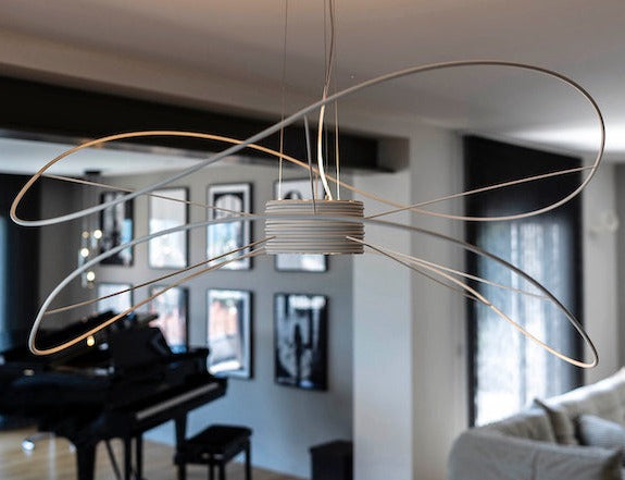 Hoops Pendant 2, Black, LED, Phase Dim, IP20